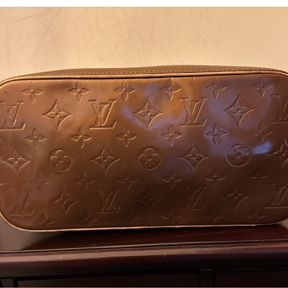 Louis Vuitton Bronze Vernis Structured Tote Bag - Picture 5 of 5